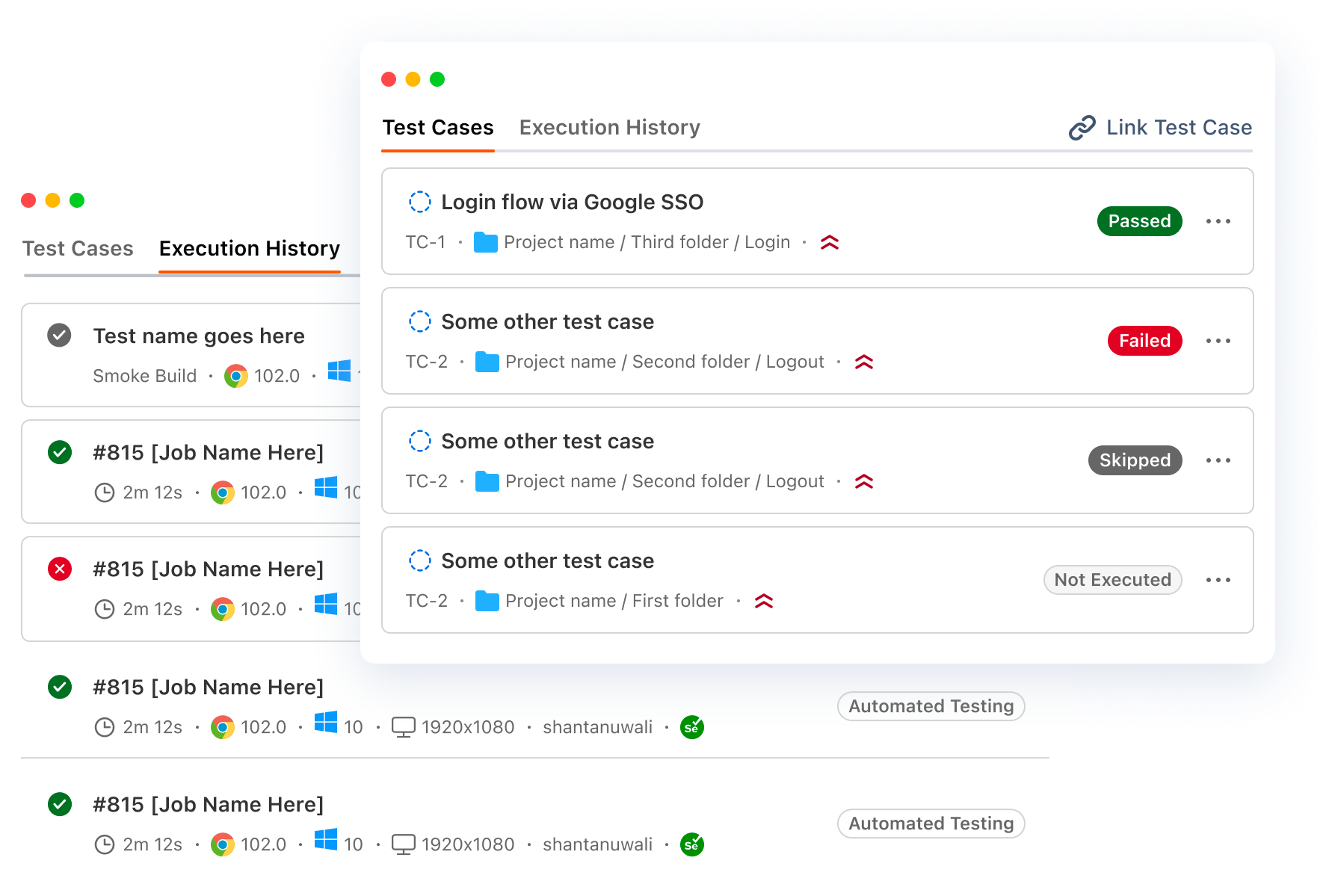 Monitor linked workitems